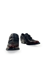 Crimson Reaper Buckle Loafers