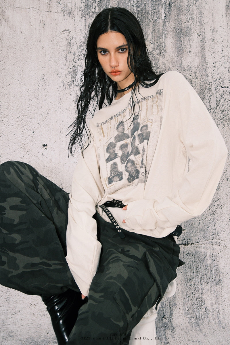 Worn Memory Graphic Long Sleeve Tee
