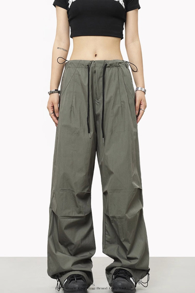 Urban Glide Adjustable Wide Pants - ArmyGreen