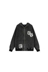 Echo Face Zip Hoodie