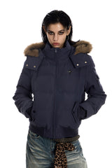 Urban Frost Faux-Fur Hooded Puffer Jacket