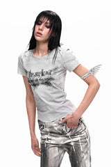 Washed Wing Slim T-Shirt