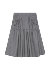 Urban Grace Shirred Midi Skirt