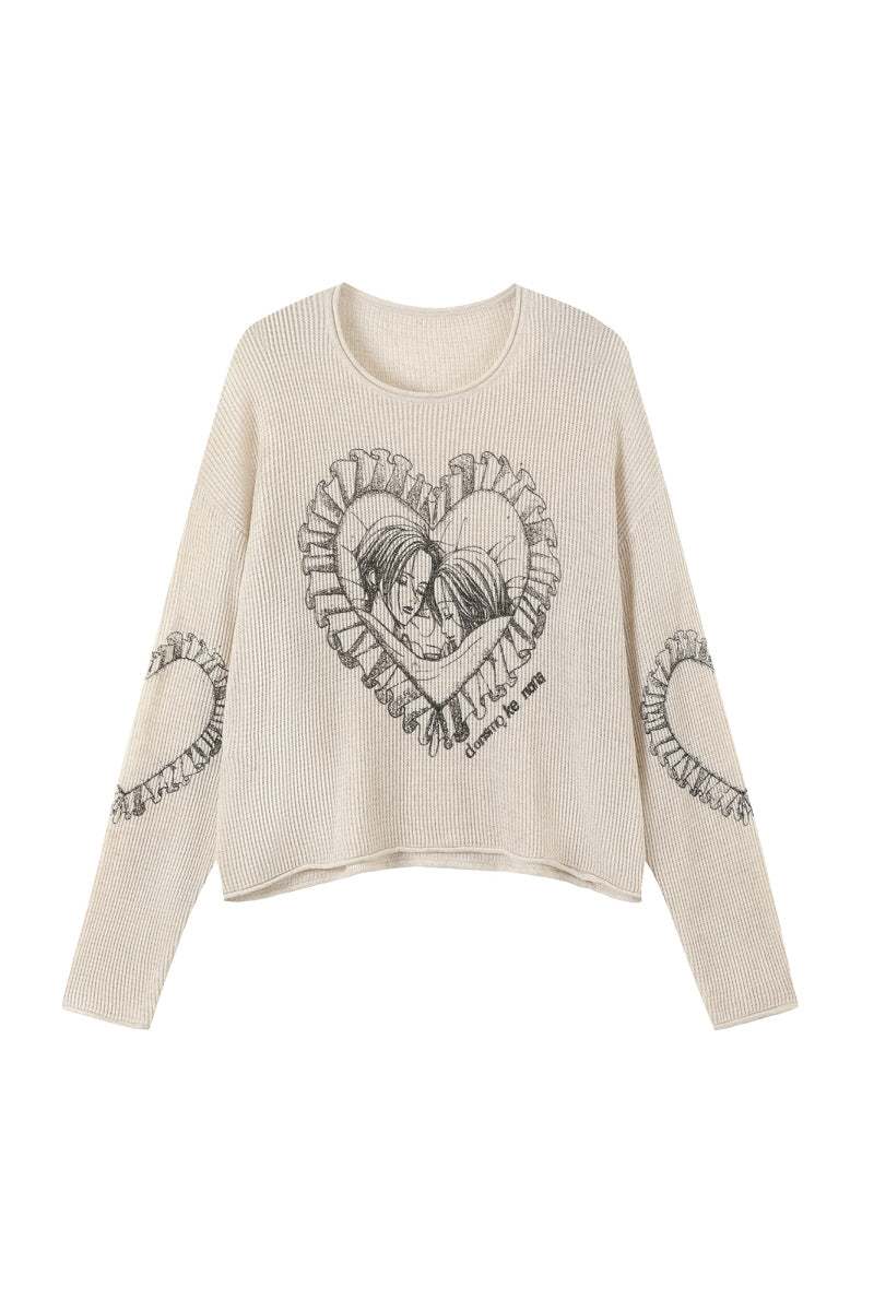 Heartbound Sketch Knit Sweater