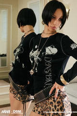 NANA Graphic Stitch Long Sleeve Tee