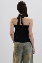 Dual Form Wrap Halterneck Top