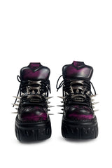 Obsidian Spike Platform Boots