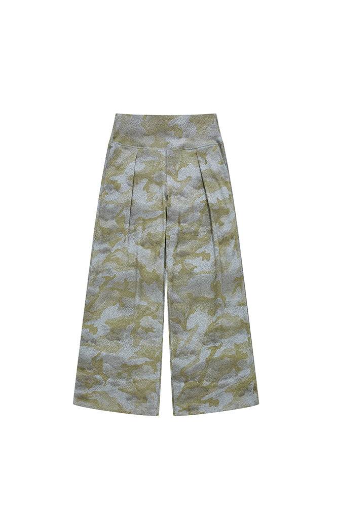Washed Comfort Wide-Leg Pants