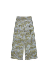 Washed Comfort Wide-Leg Pants