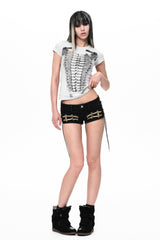 Corset Graphic Slim T-Shirt