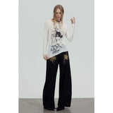 Angel Graphic Off-Shoulder Top